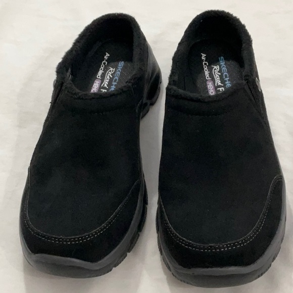 Sketchers Easy Going Latte 49532 Black - Picture 1 of 7